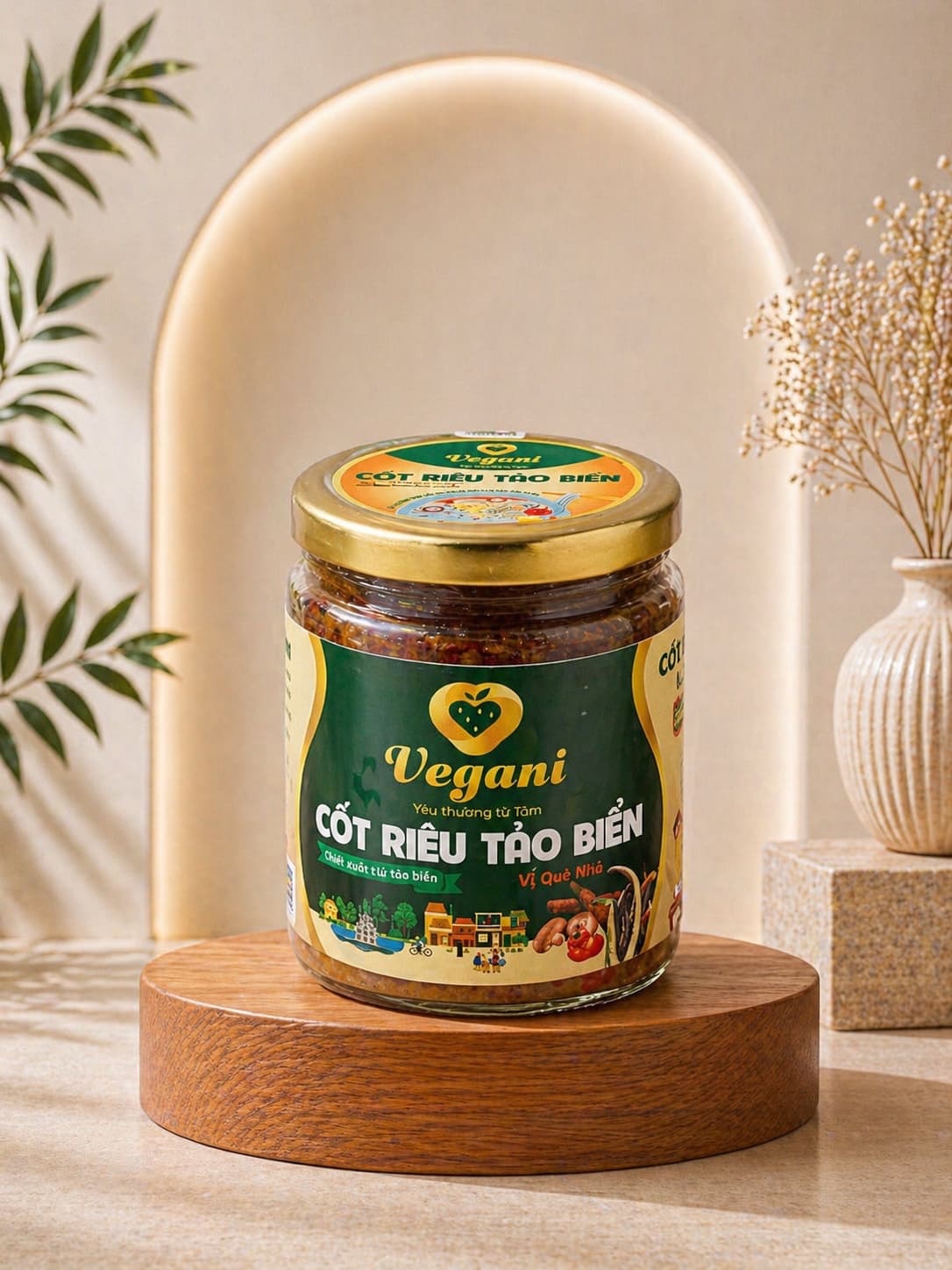 Cốt riêu tảo biển (Cốt bún chay) - 250gr