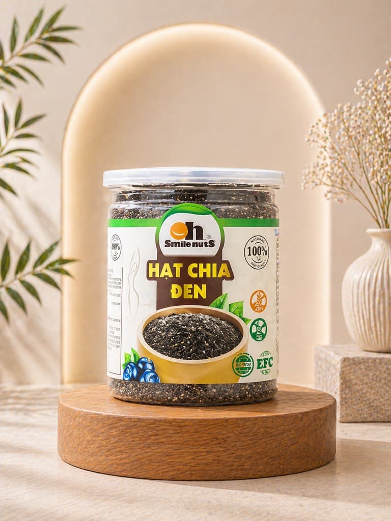 Hạt Chia Đen hũ 300g