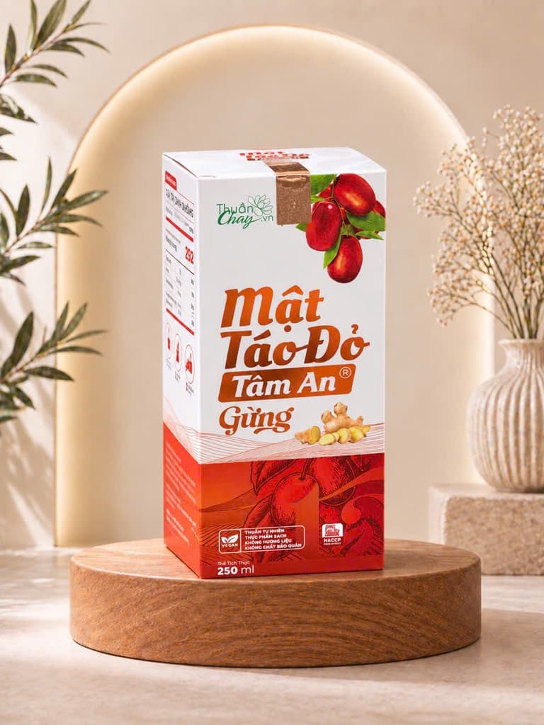 Mật Táo Đỏ Tâm An Gừng