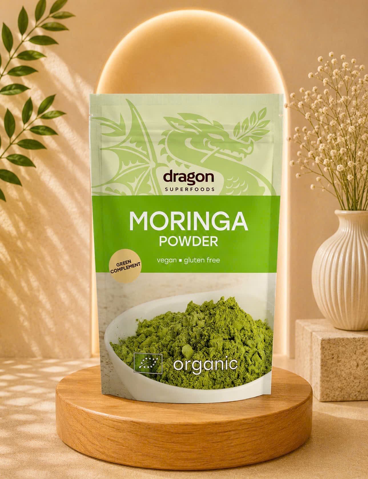 Bột Chùm Ngây Hữu Cơ 200gr - Dragon Superfood