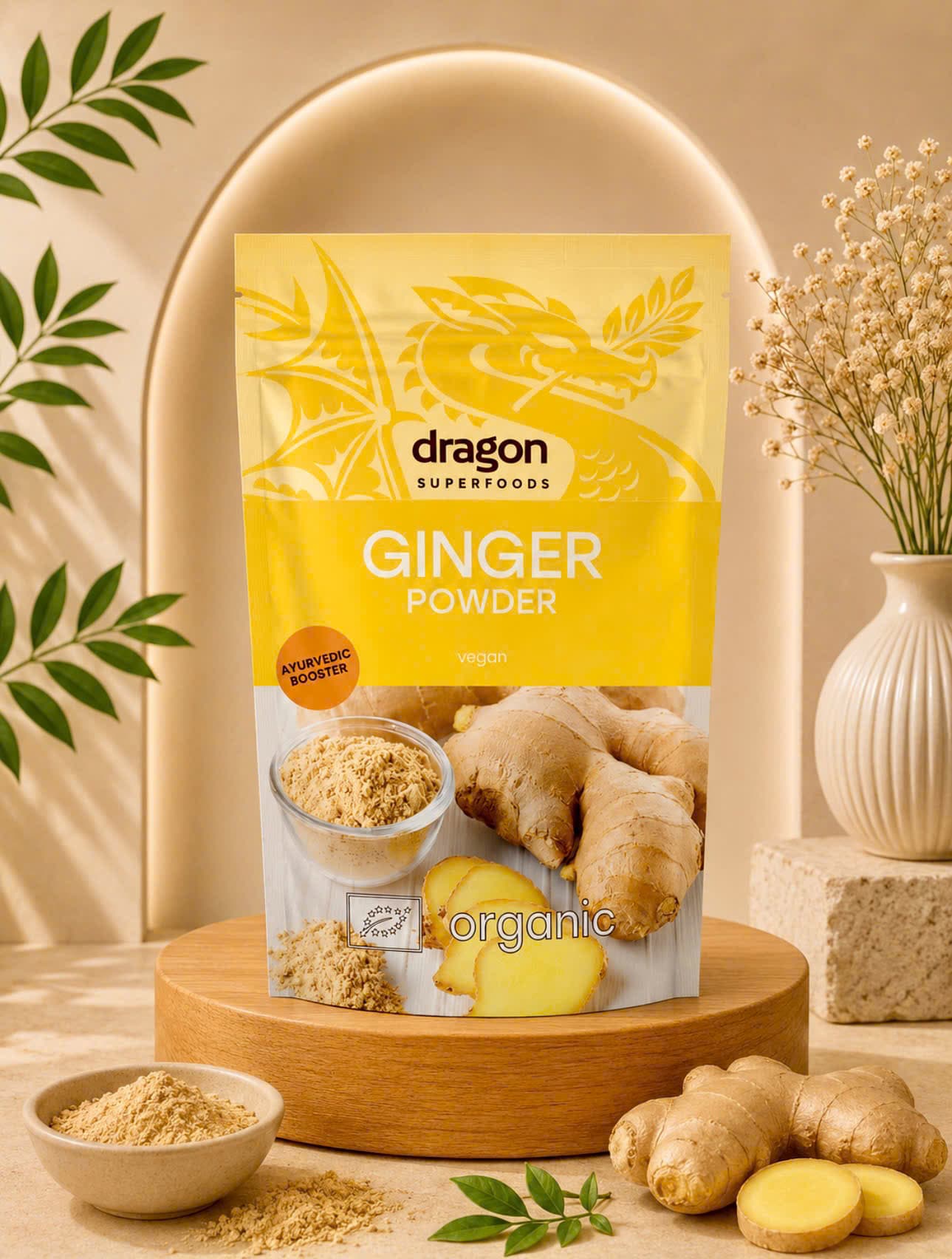 Bột Gừng Nguyên Chất Hữu Cơ Dragon Superfoods