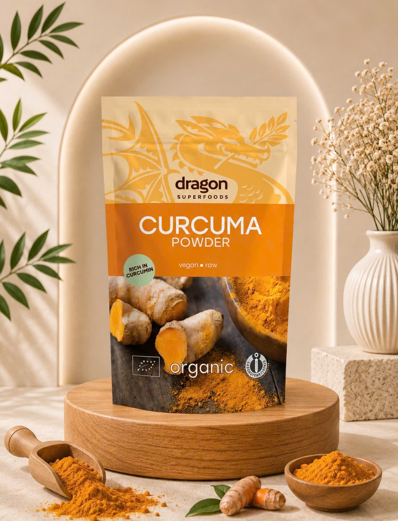 Bột Nghệ Nguyên Chất Hữu Cơ Dragon Superfoods