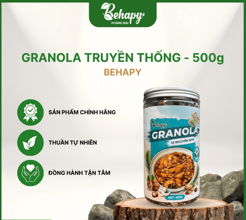 Granola truyền thống 500g – Behapy
