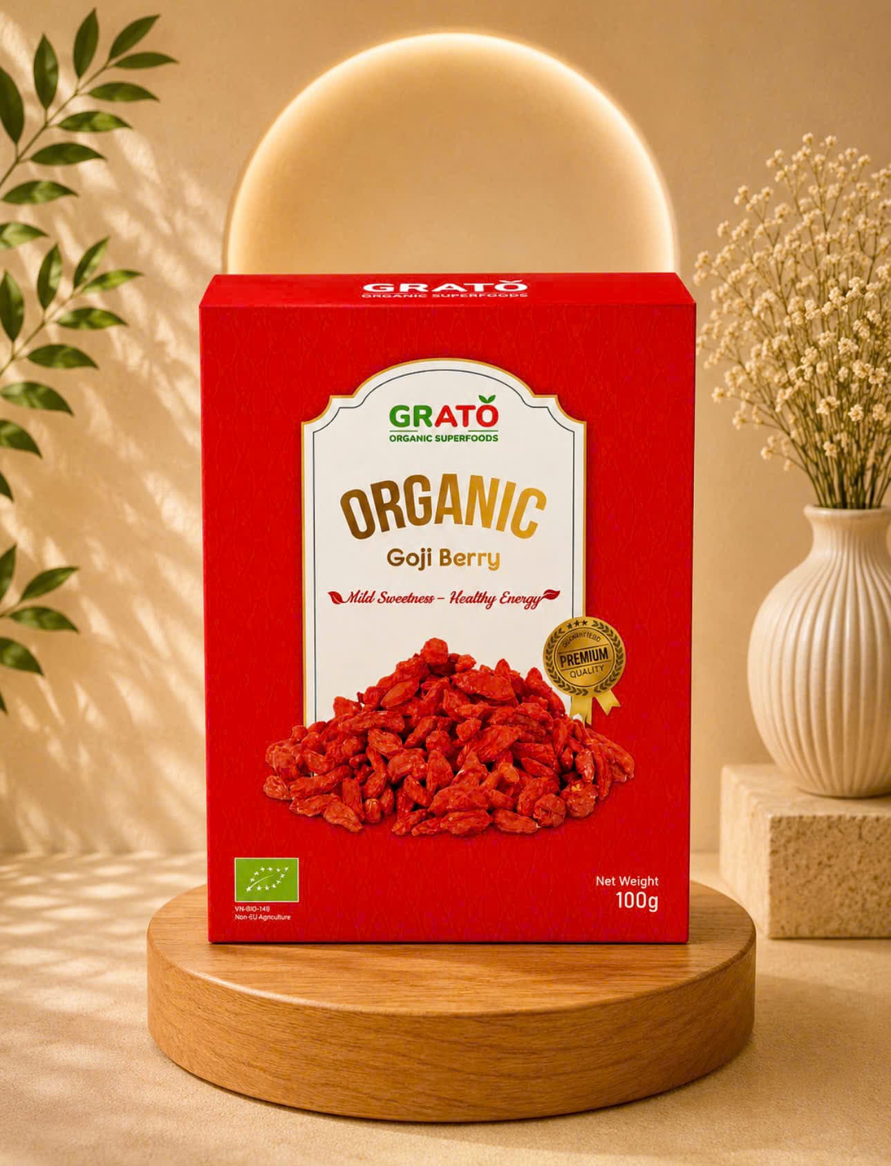 Kỷ Tử Organic Grato 100g