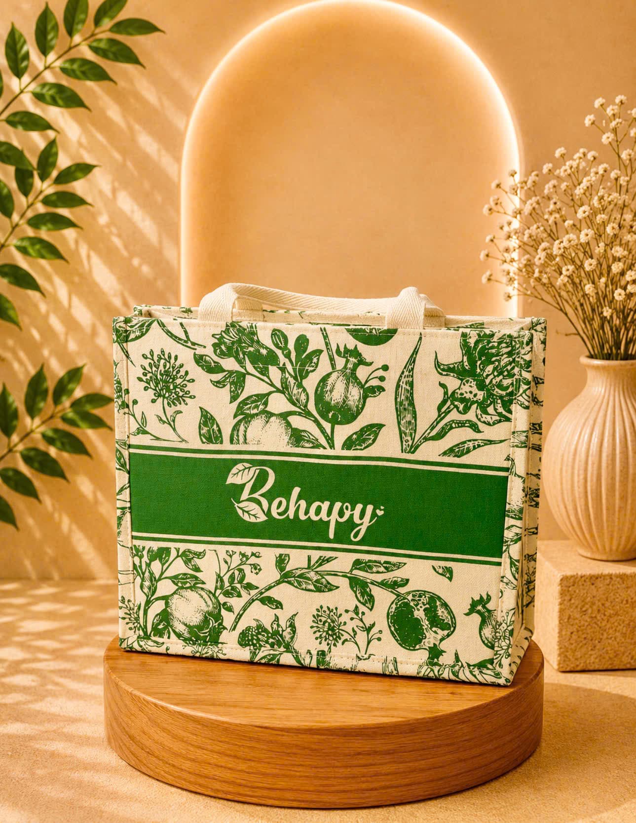 Túi Vải Xanh Luxury Behapy